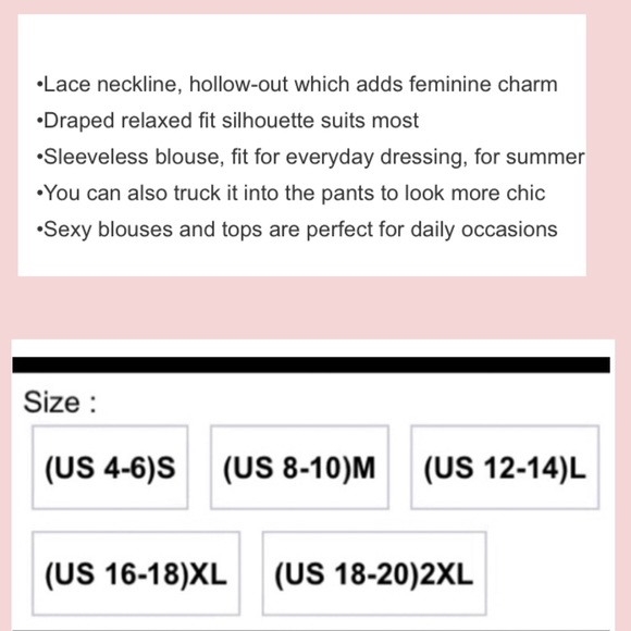 HPx3🎉1 LEFT💙Blue Crotchet Lace-Sliced Blousy Top - Picture 6 of 7